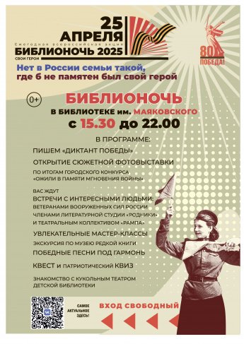 Программа Библионочи - 2025
